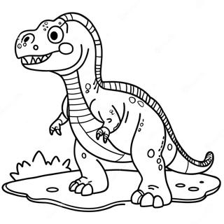 Dinosaurus Fossiel Inkleurblad 127989-61490