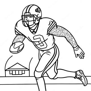 Odell Beckham Jr In Aksie Inkleurblad 128558-61938