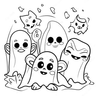 Speelse Geeste En Goblins Inkleurblad 128612 61983