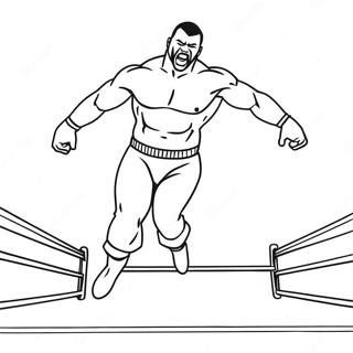 Opwindende Wwe Wrester Wat Op Teenstander Spring Inkleurblad 128791-62113