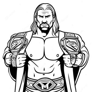 Dinamiese Triple H Wat Twee Gorde Hou Inkleurblad 128793-62121