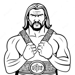 Dinamiese Triple H Wat Twee Gorde Hou Inkleurblad 128793-62124