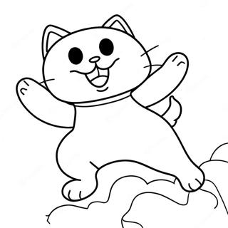 Meowscles Wat Hoog Spring Inkleurblad 129176-62425