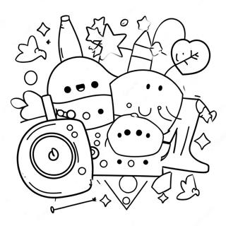 Vrolike Nuwejaarsnag Inkleurblad 129457 62648