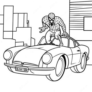 Spiderman Motor Inkleurblad 129479-62650