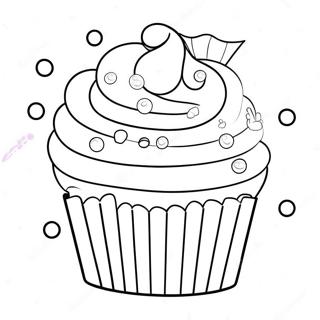 Speelse Reenboog Sprinkel Cupcake Inkleurblad 129532-62698