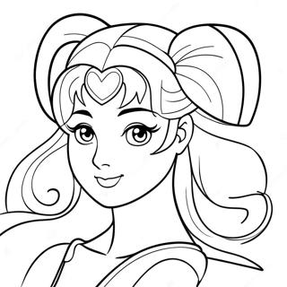 Prinses Serenity Sailor Moon Inkleurblad 129556-62709