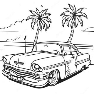 Klassieke Chicano Lowrider Inkleurblad 129840-62934