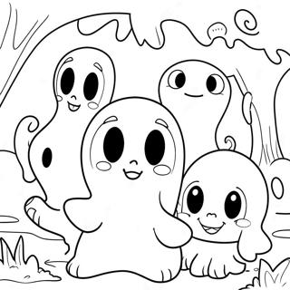 Casper Met Vriendelike Spook Vriende Inkleurblad 129866-62955