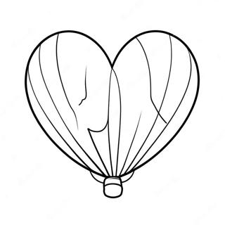 Hart Ballon Inkleurbladsye