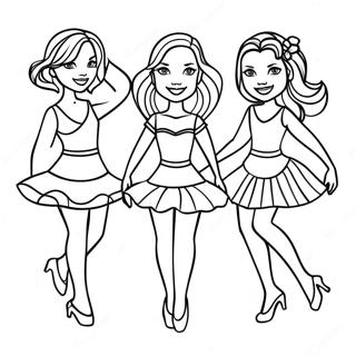 Dance Moms Kleurprent Inkleurbladsye