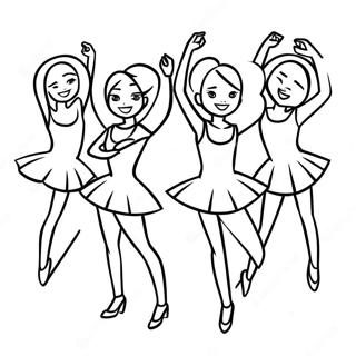 Opwindende Dance Moms Optrede Kleurprent Inkleurbladsye