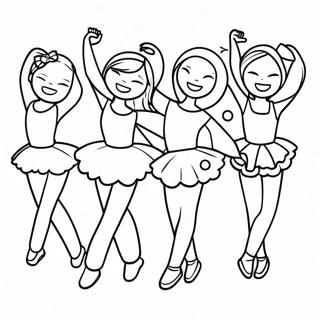 Vurige Dance Moms Kompetisie Kleurprent Inkleurbladsye