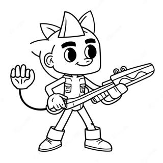 Johnny Test Inkleurblad 130224-63231