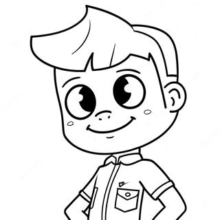 Johnny Test Inkleurblad 130224-63232