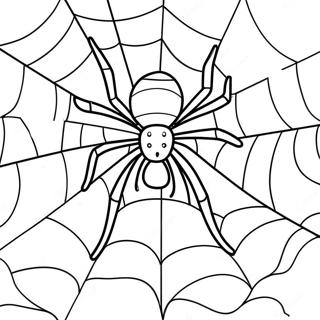 Reusagtige Spinnekop Web Verfbladsye 130356 63345