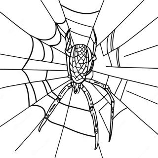 Reusagtige Spinnekop Web Verfbladsye 130356 63346