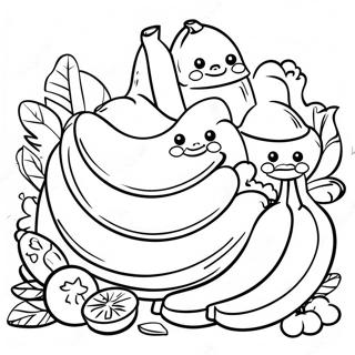 Piesangfamilie Piekniek Inkleurblad 130535-63487