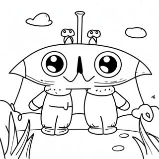 Avontuurlustige Klein Mense Inkleurblad 130715 63620