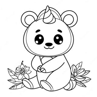 Unicorn Panda Inkleurblad 130789-63670