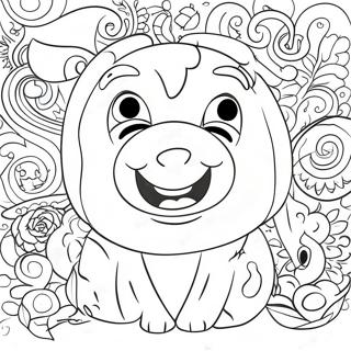 Kleurvolle Canticos Karakters Inkleurblad 130816-63696