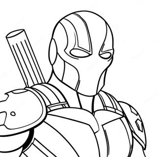 Deathstroke Inkleurblad 130997-63829