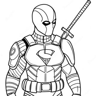 Deathstroke Inkleurblad 130997-63830