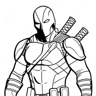 Deathstroke Inkleurblad 130997-63831