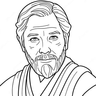 Obi Wan Kenobi Inkleurblad 131048-63869