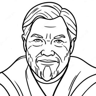 Obi Wan Kenobi Inkleurblad 131048-63871