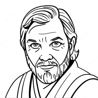 Obi Wan Kenobi Inkleurblad 131048-63872