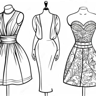 Mode Mannequin Inkleurblad 131153-63951