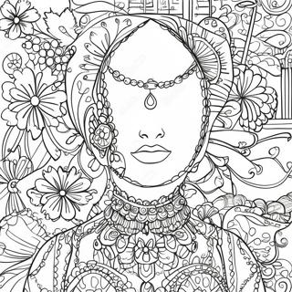 Vintage Mannequin Inkleurblad 131156-63962