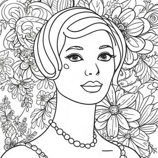 Vintage Mannequin Inkleurblad 131156-63964