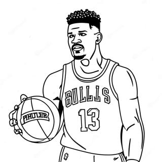 Jimmy Butler Inkleurbladsye