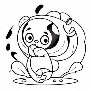 Speelse Pucca Met Garu Inkleurblad 131436-64180