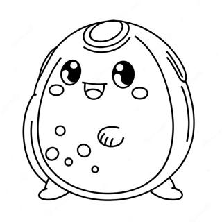 Tamagotchi Inkleurbladsye