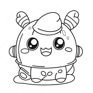 Oulike Tamagotchi Karakter Inkleurblad 131641-64330