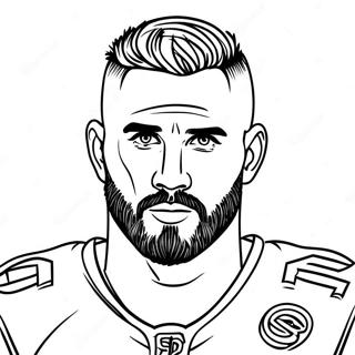 Travis Kelce Inkleurbladsye