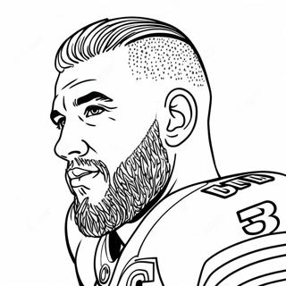 Travis Kelce Inkleurblad 131691-64368