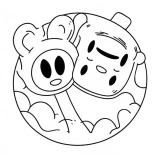 Son En Maan Fnaf Inkleurblad 131950-64566