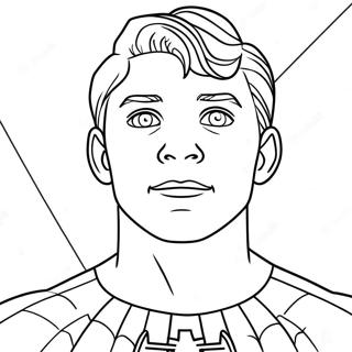 Spider Man Tom Holland Inkleurblad 132078-64672