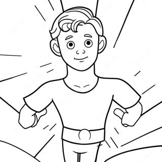 Tom Holland In Aksie Inkleurblad 132079-64674