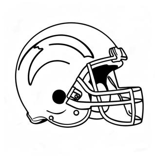 Chargers Logo Inkleurblad 132384-64906