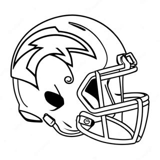 Chargers Logo Inkleurblad 132384-64908