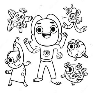 Gonoodle Inkleurblad 132564-65047