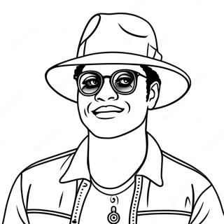 Bruno Mars Inkleurbladsye