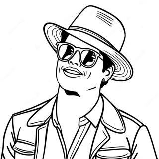 Bruno Mars Inkleurblad 132692-65147