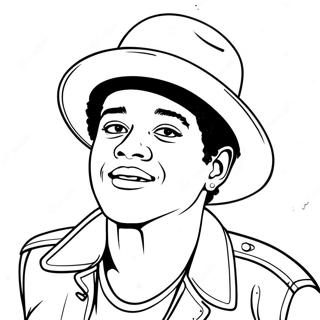 Bruno Mars Inkleurblad 132692-65148