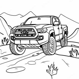 Toyota Tacoma Off Road Inkleurblad 132745-65189